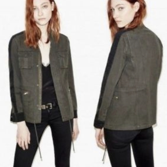 The Kooples Jackets & Blazers - The KOOPLES military style jacket womens small green black